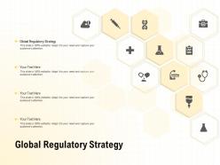 Global regulatory strategy ppt powerpoint presentation outline show