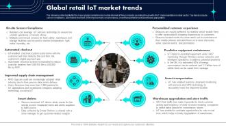 Global Retail IoT Market Trends Retail Industry Adoption Of IoT Technology