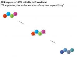 3834008 style cluster hexagonal 4 piece powerpoint presentation diagram infographic slide