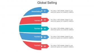 Global selling ppt powerpoint presentation visual aids backgrounds cpb