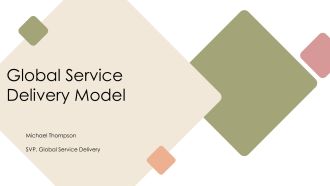 Global Service Delivery Model PPT Structure VA