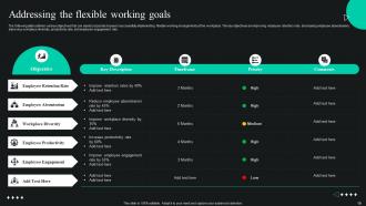 Global Shift Towards Flexible Working Powerpoint Presentation Slides
