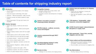 Global Shipping Industry Outlook Industry Segmentation Type End User Geography Etc IR Ideas Attractive