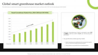 Global Smart Greenhouse Market Outlook Iot Implementation For Smart Agriculture And Farming