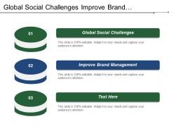Global Social Challenges Improve Brand Management Profit Margin Contribution