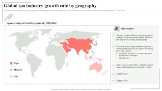 Global Spa Industry Growth Rate By Geography Spa Salon Business Plan BP SS