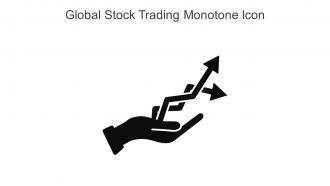 Global Stock Trading Monotone Icon In Powerpoint Pptx Png And Editable Eps Format