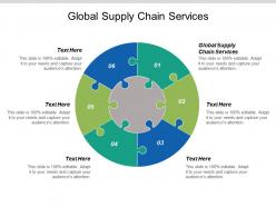 Global supply chain services ppt powerpoint presentation gallery icons cpb