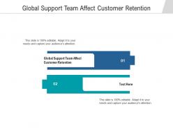 Global support team affect customer retention ppt powerpoint presentation pictures graphics cpb