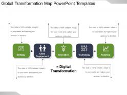 Global transformation map powerpoint templates