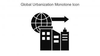 Global Urbanization Monotone Icon In Powerpoint Pptx Png And Editable Eps Format