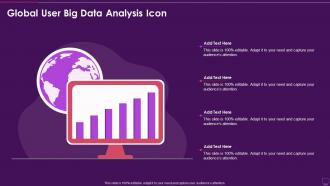 Global User Big Data Analysis Icon