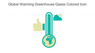 Global Warming Greenhouse Gases Colored Icon In Powerpoint Pptx Png And Editable Eps Format