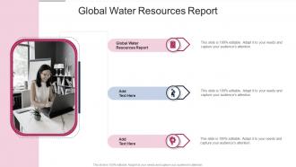 Global Water Resources Report In Powerpoint And Google Slides Cpb