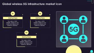 Global Wireless 5G Infrastructure Market Icon
