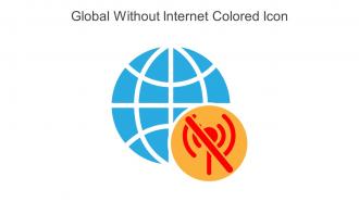 Global Without Internet Colored Icon In Powerpoint Pptx Png And Editable Eps Format