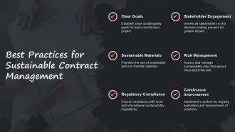 Globalization And Sustainability In Construction Management Contracts PPT Summary ACP Compatible Researched