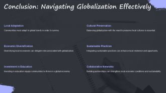 Globalization Challenges And Opportunities For Local Economies PPT Template ACP Interactive Good