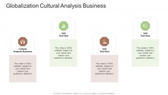 Globalization Cultural Analysis Business In Powerpoint And Google Slides Cpb