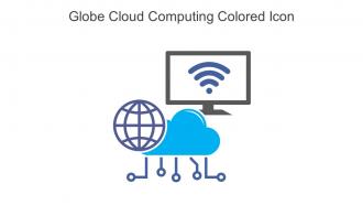 Globe Cloud Computing Colored Icon In Powerpoint Pptx Png And Editable Eps Format