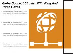 Globe connect circular with ring and three boxes