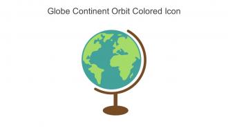 Globe Continent Orbit Colored Icon In Powerpoint Pptx Png And Editable Eps Format