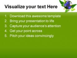 Globe environment powerpoint templates and powerpoint backgrounds 0311