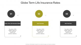 Globe Term Life Insurance Rates In Powerpoint And Google Slides Cpb