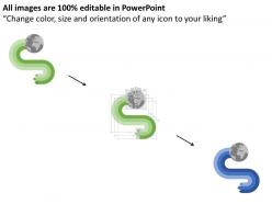 41730169 style circular zig-zag 3 piece powerpoint presentation diagram infographic slide