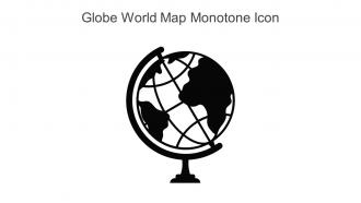 Globe World Map Monotone Icon In Powerpoint Pptx Png And Editable Eps Format