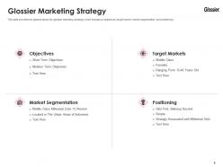 Glossier investor funding elevator pitch deck ppt template