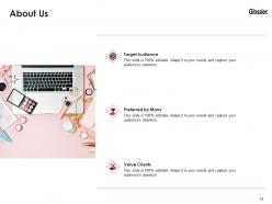 Glossier investor funding elevator pitch deck ppt template