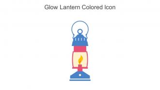 Glow Lantern Colored Icon In Powerpoint Pptx Png And Editable Eps Format
