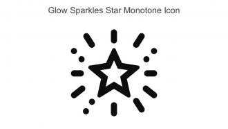 Glow Sparkles Star Monotone Icon In Powerpoint Pptx Png And Editable Eps Format