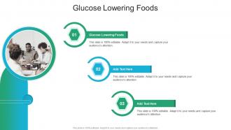 Glucose Lowering Foods In Powerpoint And Google Slides Cpb