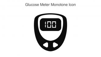Glucose Meter Monotone Icon In Powerpoint Pptx Png And Editable Eps Format