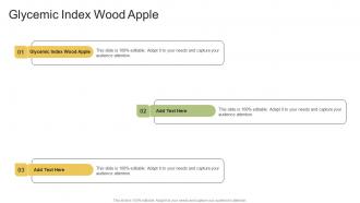 Glycemic Index Wood Apple In Powerpoint And Google Slides Cpb