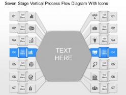 1464341 style layered vertical 7 piece powerpoint presentation diagram infographic slide