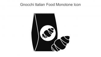 Gnocchi Italian Food Monotone Icon In Powerpoint Pptx Png And Editable Eps Format