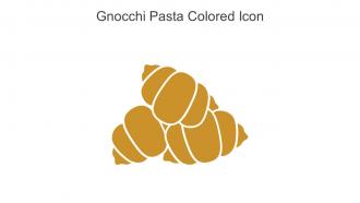 Gnocchi Pasta Colored Icon In Powerpoint Pptx Png And Editable Eps Format