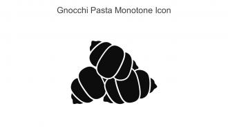 Gnocchi Pasta Monotone Icon In Powerpoint Pptx Png And Editable Eps Format