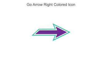 Go Arrow Right Colored Icon In Powerpoint Pptx Png And Editable Eps Format