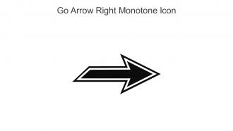 Go Arrow Right Monotone Icon In Powerpoint Pptx Png And Editable Eps Format