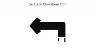 Go Back Monotone Icon In Powerpoint Pptx Png And Editable Eps Format