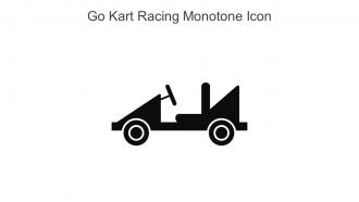 Go Kart Racing Monotone Icon In Powerpoint Pptx Png And Editable Eps Format