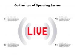 Go Live Icon Of Operating System