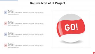 Go Live Icons Powerpoint Ppt Template Bundles