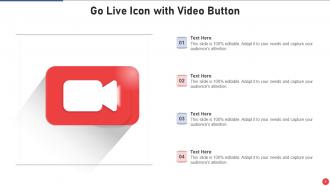 Go Live Icons Powerpoint Ppt Template Bundles