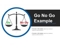 Go no go example