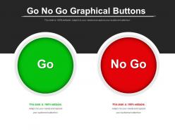 Go no go graphical buttons